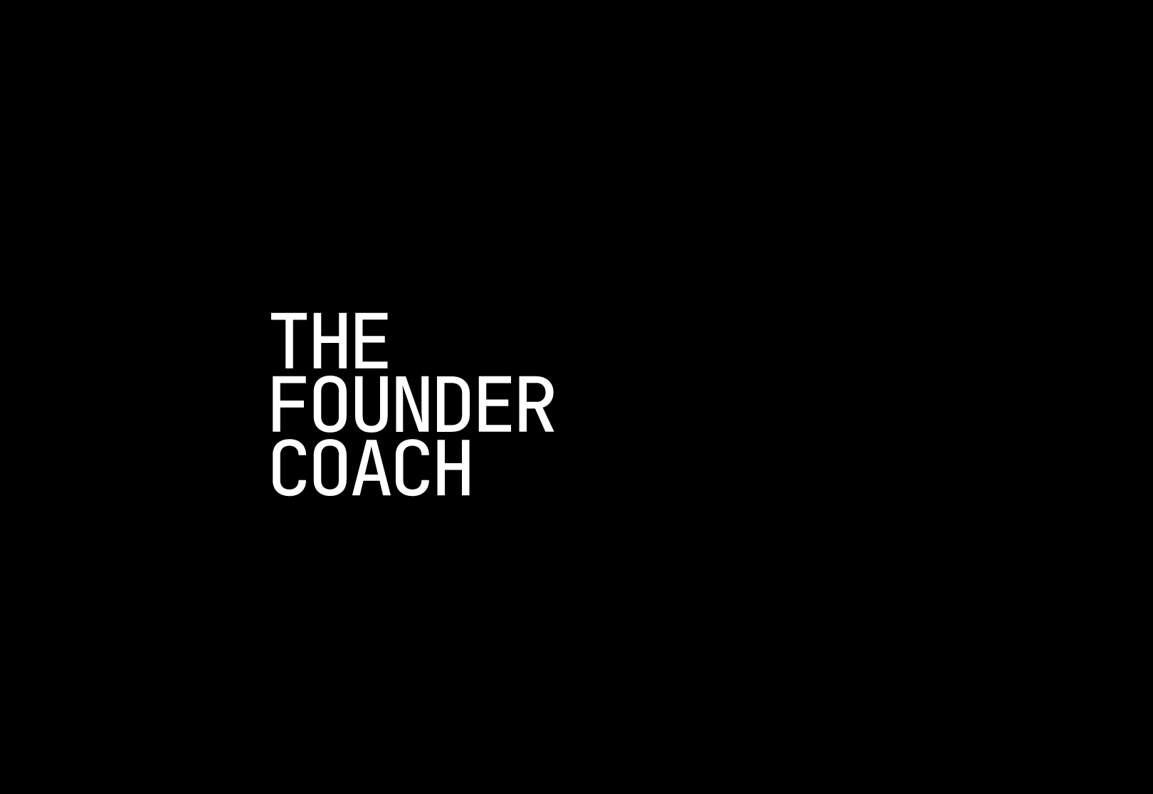 The Founder Coach.